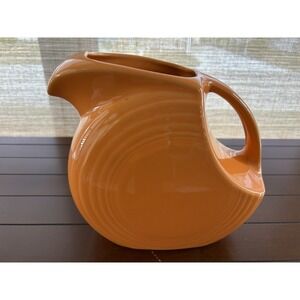 Fiesta‎ Tangerine Disc Pitcher Large  Homer Laughlin